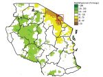 2008/12-2009/4 タンザニア降雨状況